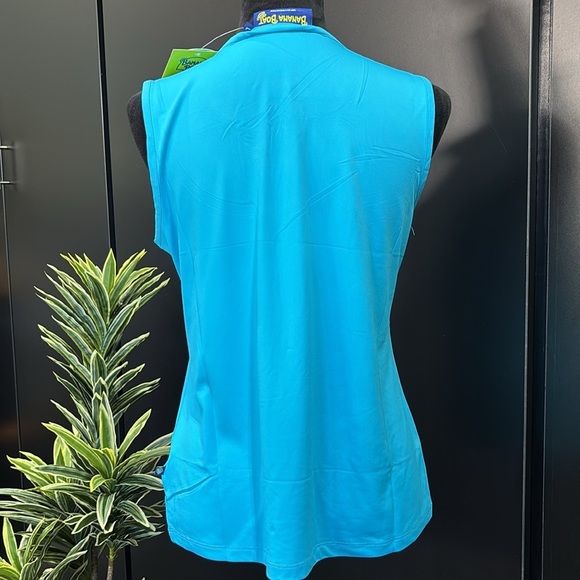 Banana Boat UPF 50+ protection pullover sleeveless 1/4 zip tassel,stretch summer - Picture 6 of 13